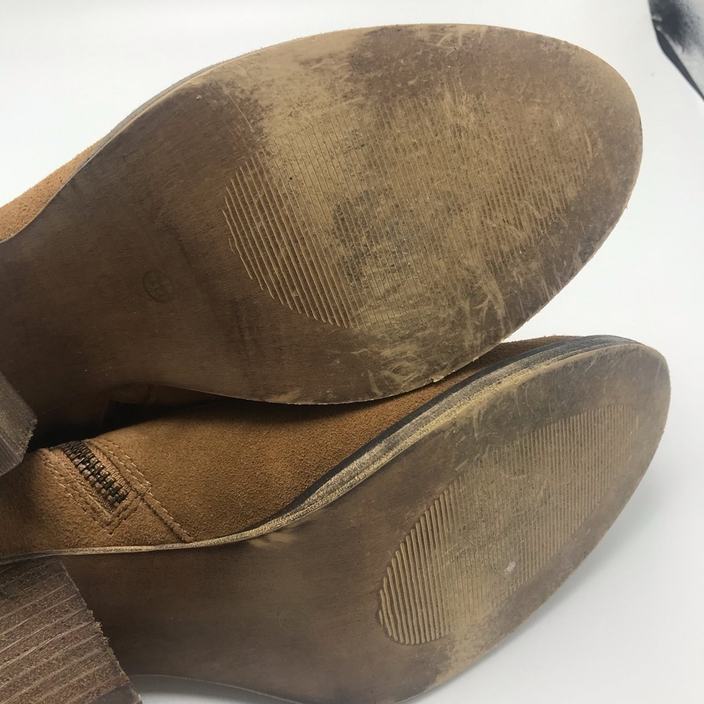 Steven by Steve Madden Brown Suede Leather Booties - Picture 4 of 7